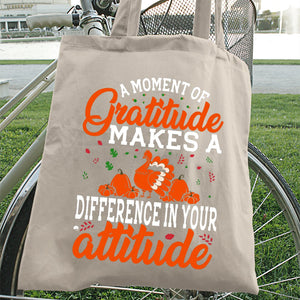 Tote Bag Gratitude Makes A Difference