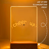 Glass Acrylic Cheer Up