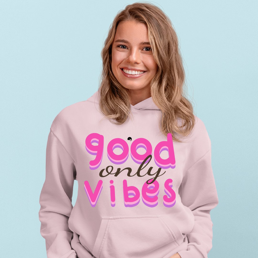 Hoodie Unisex Only Good Vibes