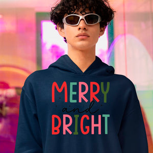 Hoodie Unisex Merry And Bright