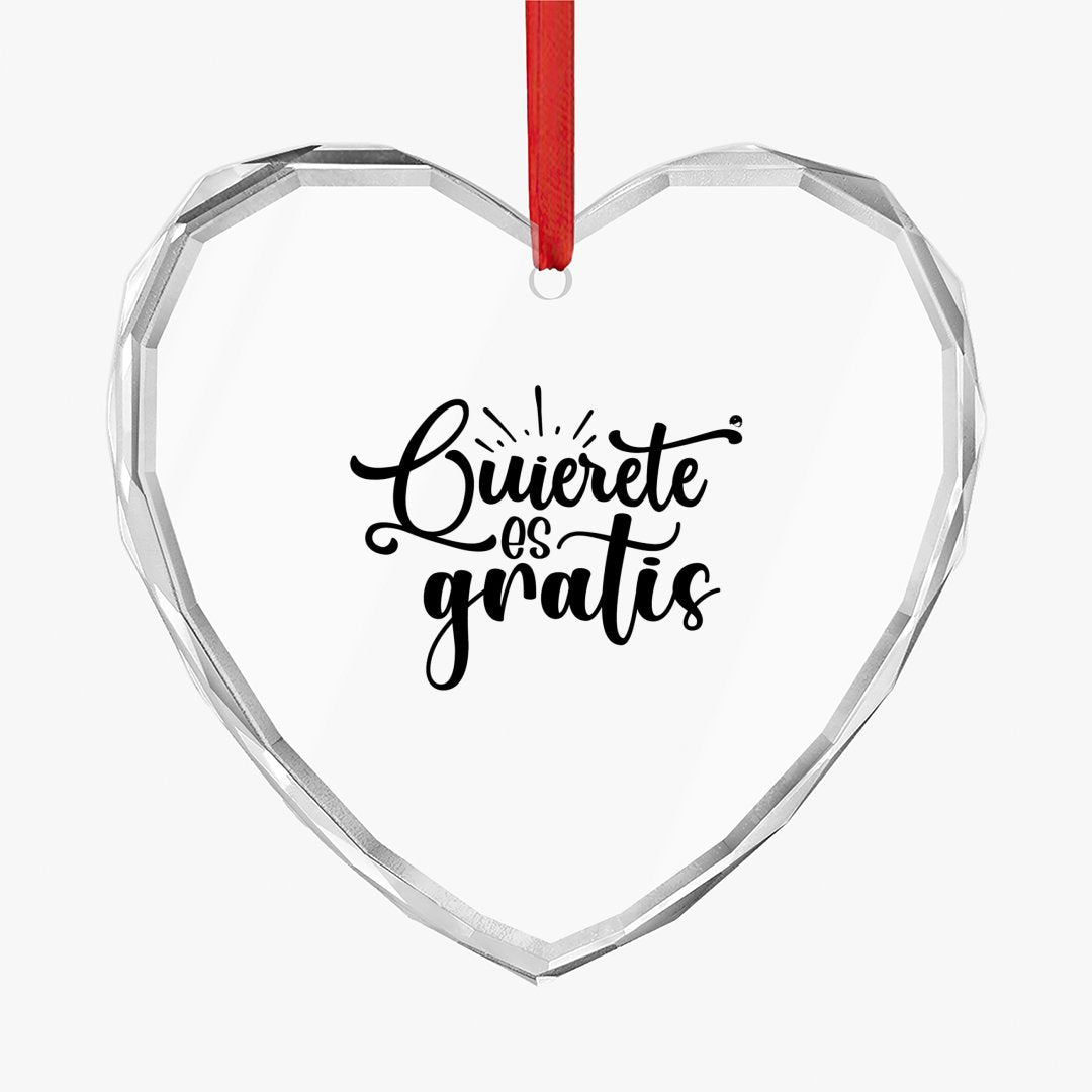 Crystal Glass Ornament Quierete Es Gratis