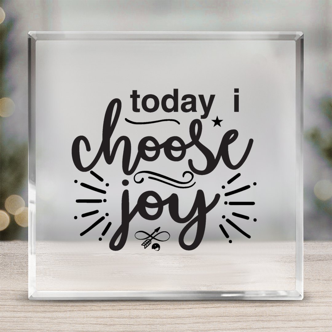 Acrylic Glass Today I Choose You