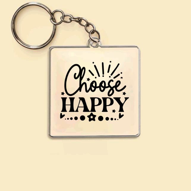 Keychain Choose Happy