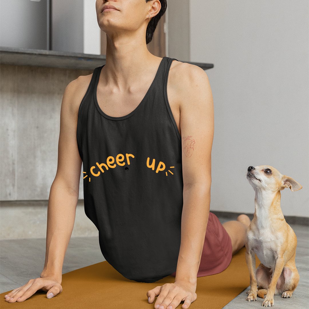 Unisex Jersey Tank Cheer Up