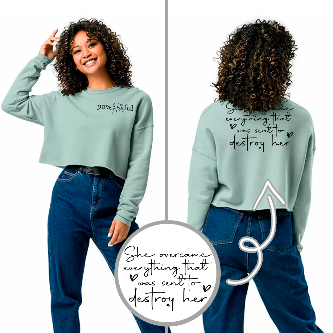 Cropped Hoodie and Sweatshirt - Powerful