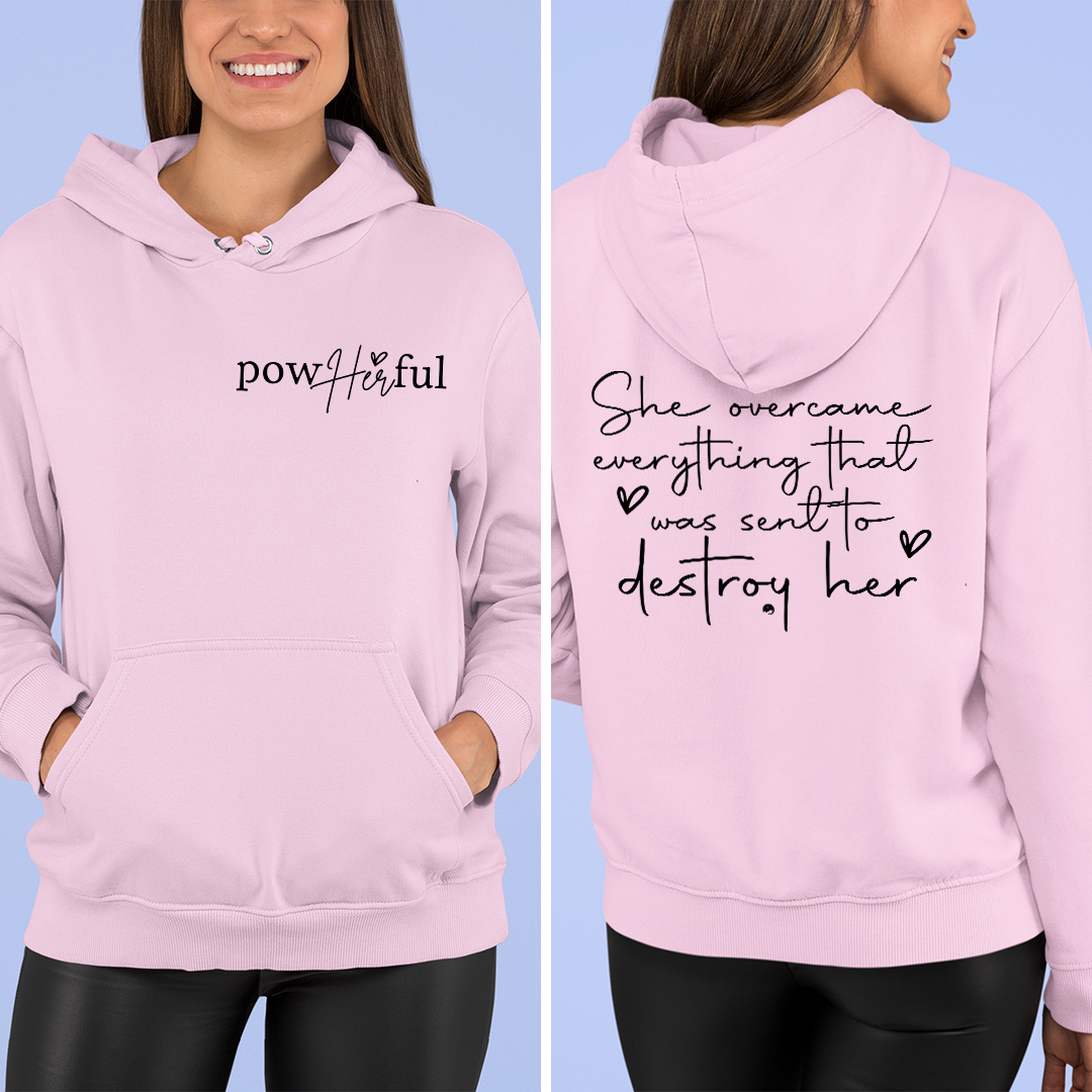 Hoodie Unisex Pow Her Ful