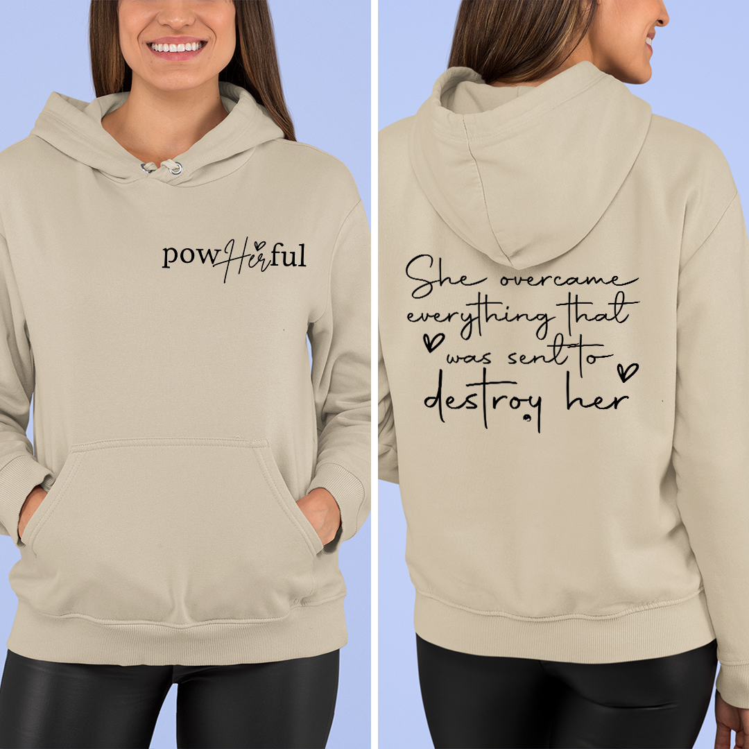 Hoodie Unisex Pow Her Ful