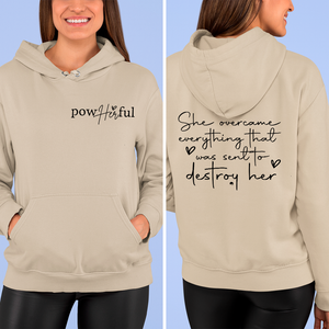 Hoodie Unisex Pow Her Ful