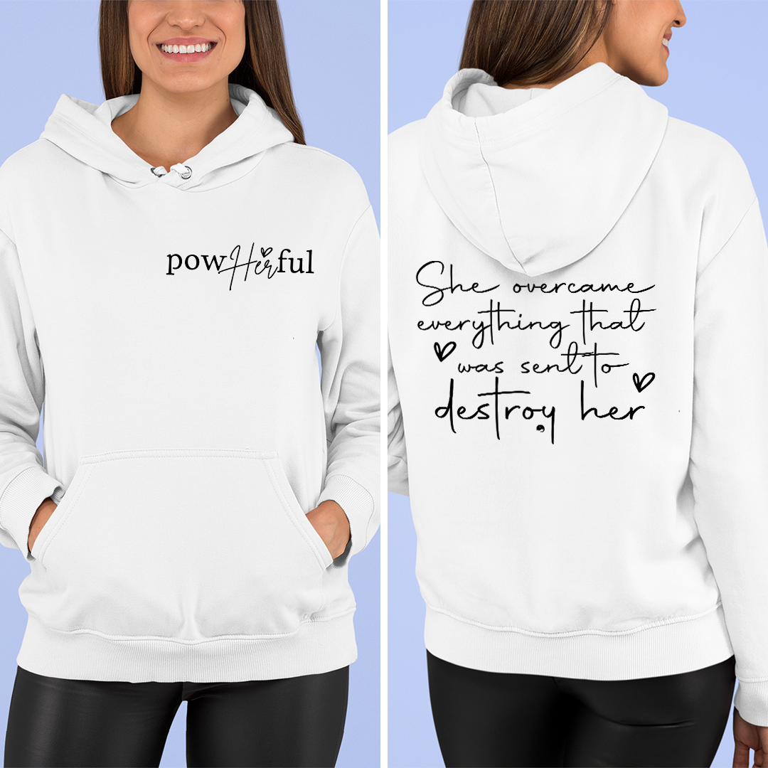 Hoodie Unisex Pow Her Ful