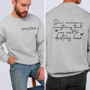 Sweatshirt Unisex Pow Her Ful