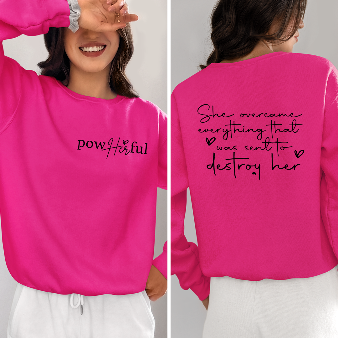 Sweatshirt Unisex Pow Her Ful