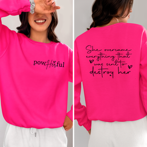 Sweatshirt Unisex Pow Her Ful