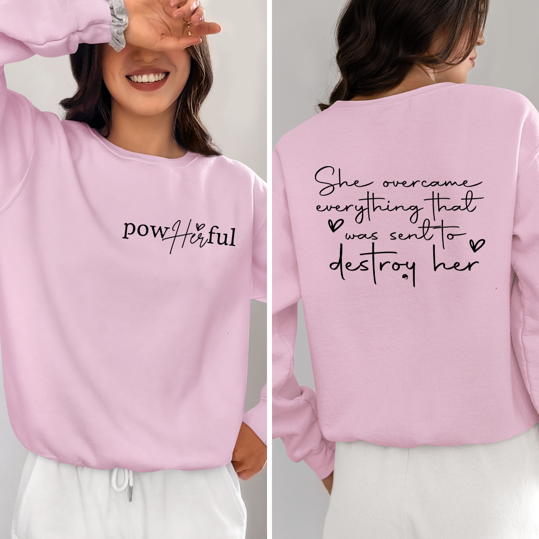 Sweatshirt Unisex Pow Her Ful