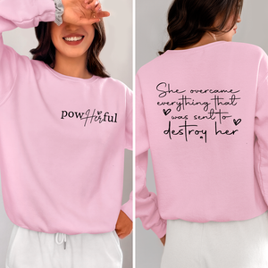 Sweatshirt Unisex Pow Her Ful