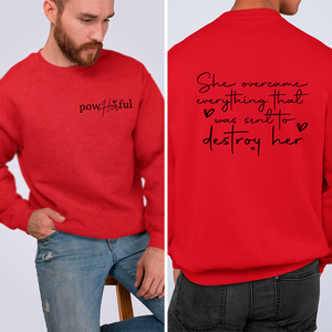 Sweatshirt Unisex Pow Her Ful