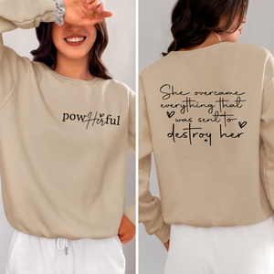 Sweatshirt Unisex Pow Her Ful