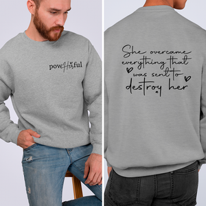 Sweatshirt Unisex Pow Her Ful