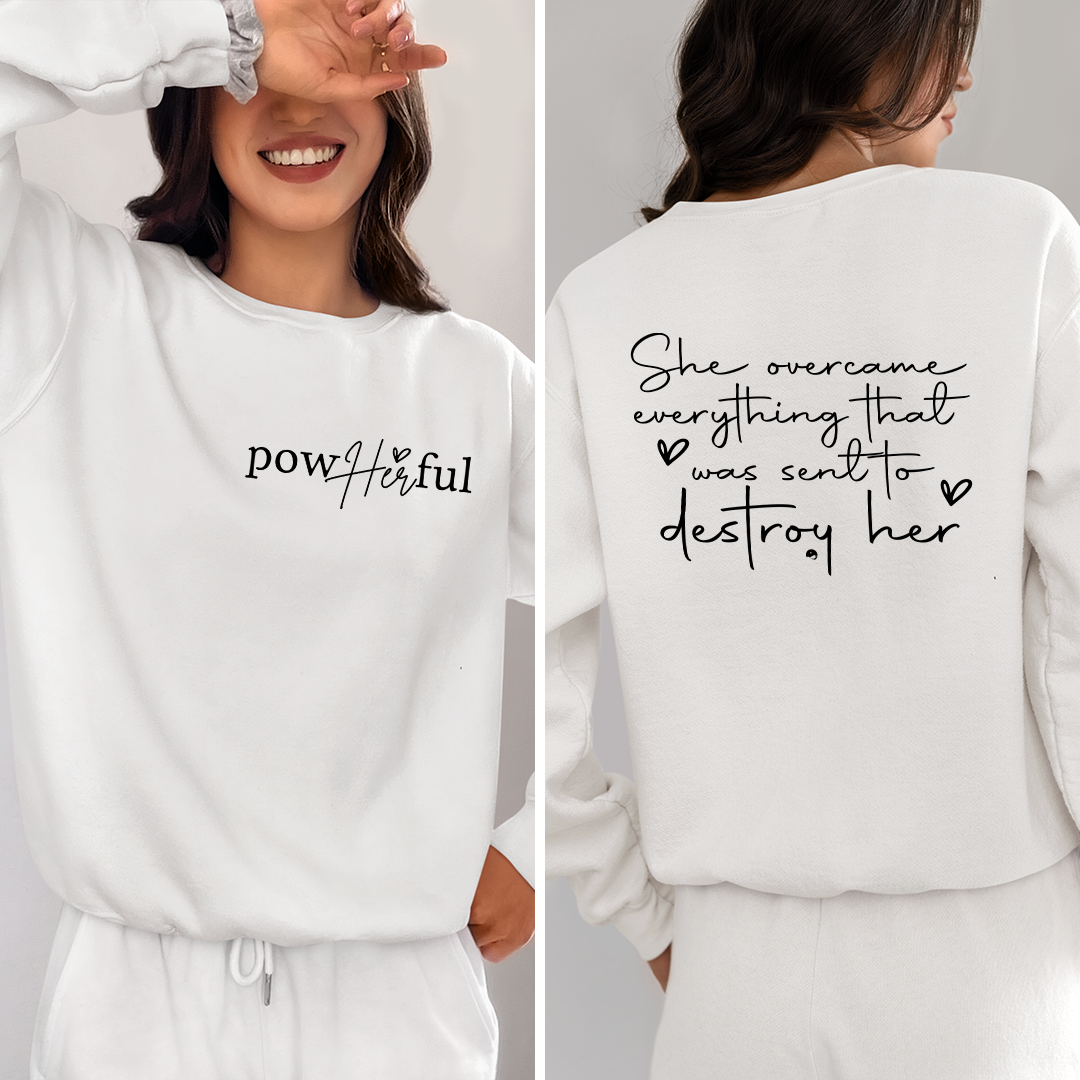 Sweatshirt Unisex Pow Her Ful