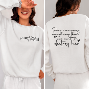 Sweatshirt Unisex Pow Her Ful